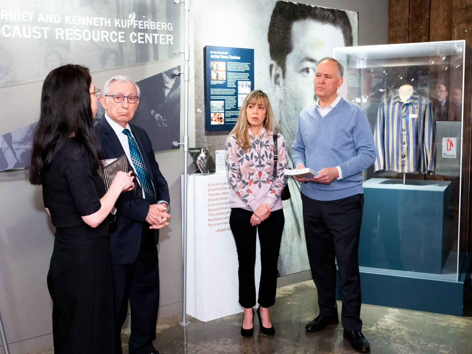 CUNY Chancellor Tours Holocaust Center At Queensborough Community ...