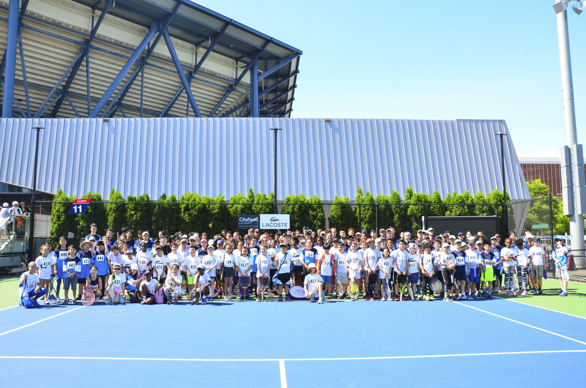 Lacoste Junior Tennis Academy returns to Flushing Meadows Corona Park