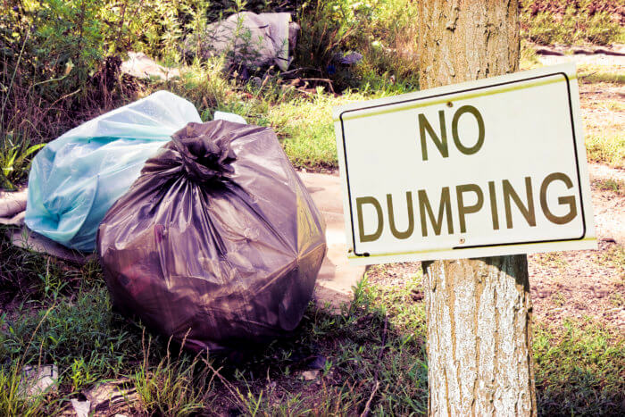 illegal dumping