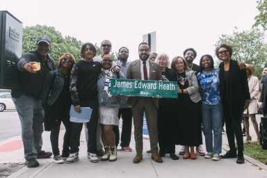 James Edward Heath Way named for Jimmy Heath