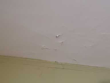Bayside building with water damage