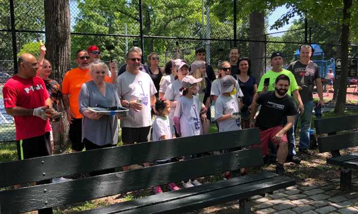Clean up of Frank Principe Park in Maspeth