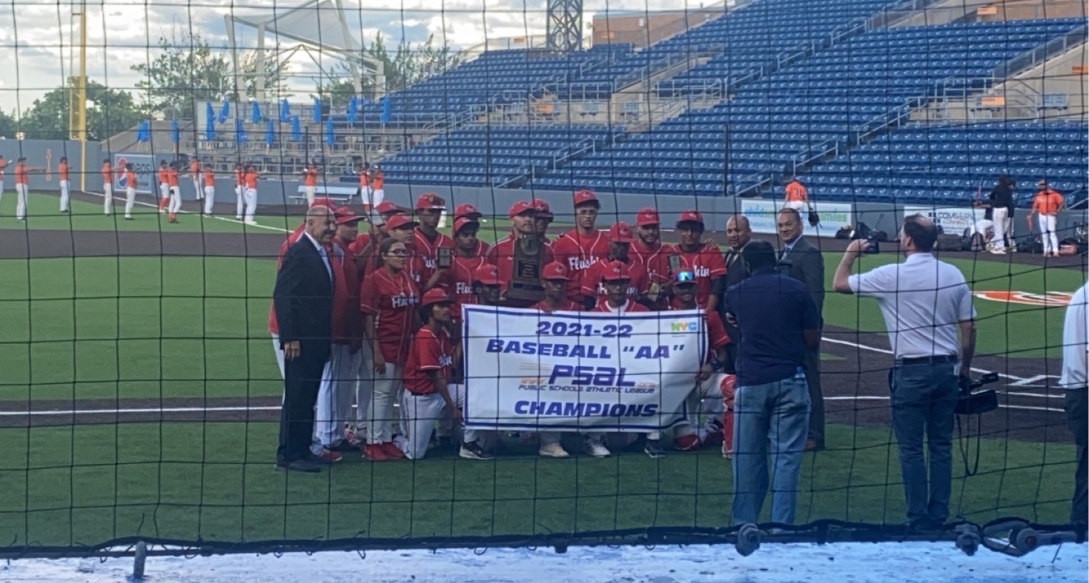 Flushing High School baseball team wins PSAL championship