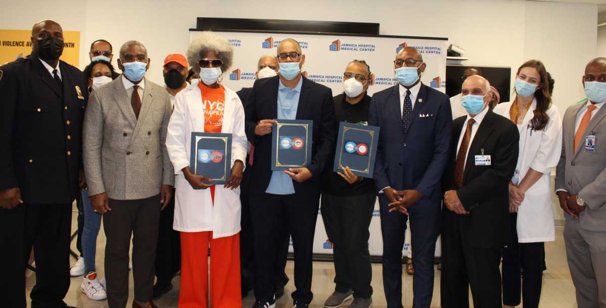 Jamaica Hospital curb gun violence