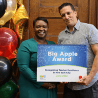 Queens teachers win Big Apple Award 2022