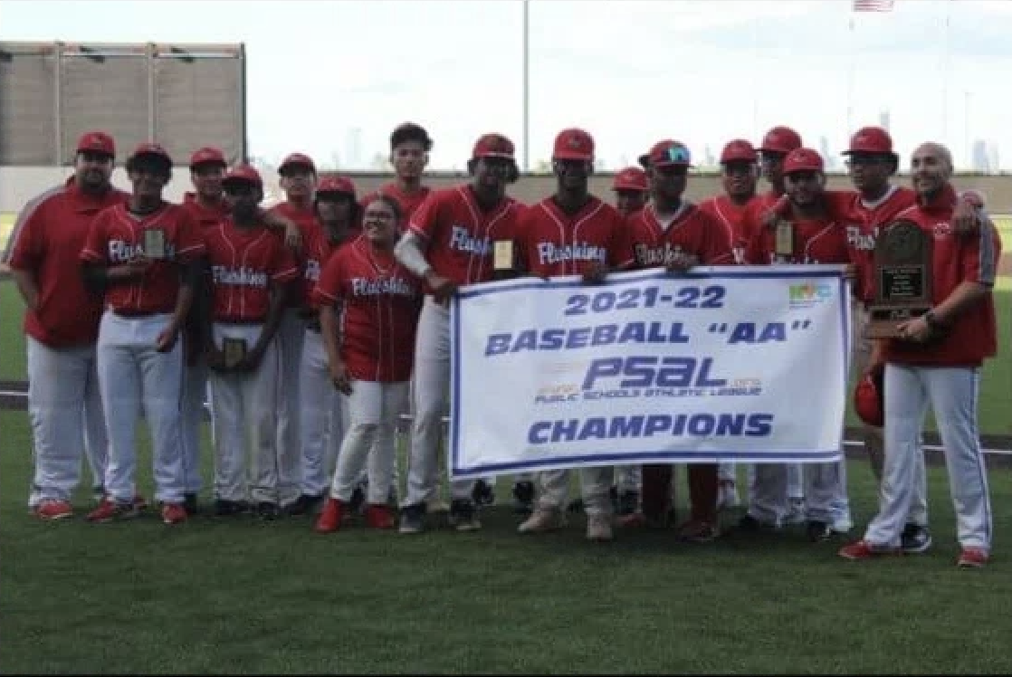 Flushing High School baseball team wins PSAL championship