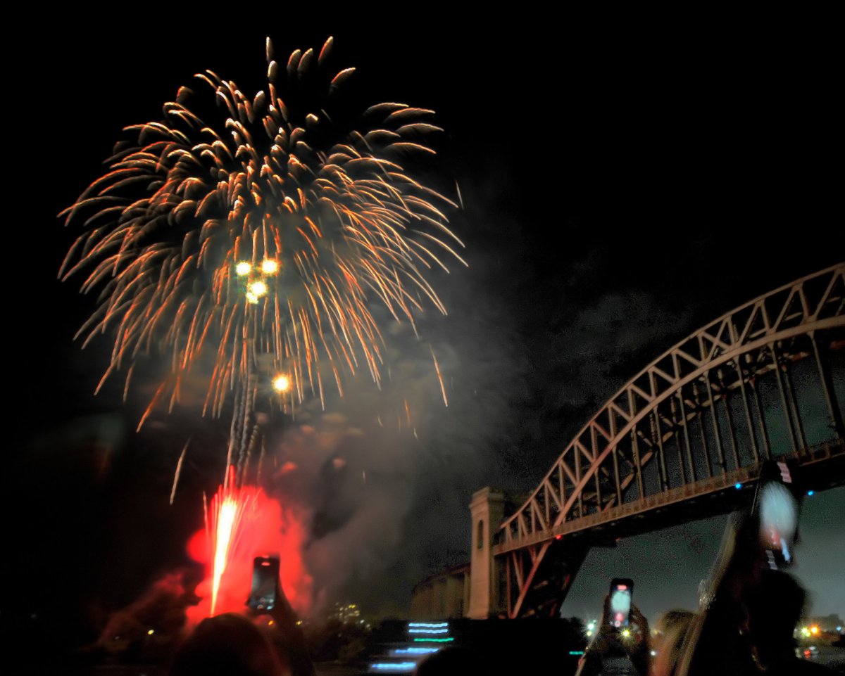 Astoria fireworks 2022 at Astoria Park