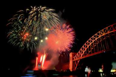 Astoria fireworks 2022 at Astoria Park