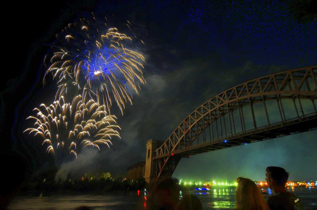 Astoria fireworks 2022 at Astoria Park