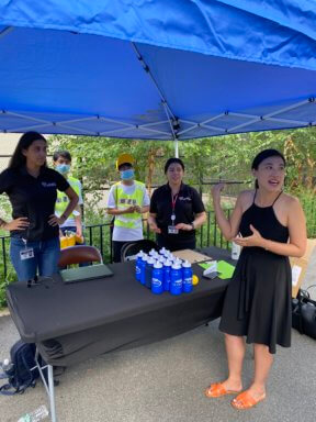 Ung U.S. Open hiring event at Bowne Park