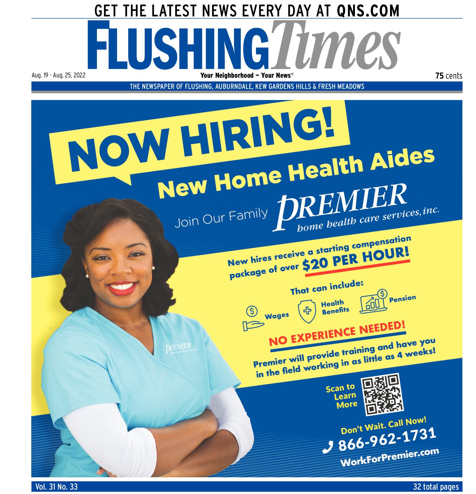Flushing Times August 19 2022 QNS