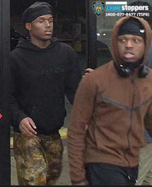 men sought in looting