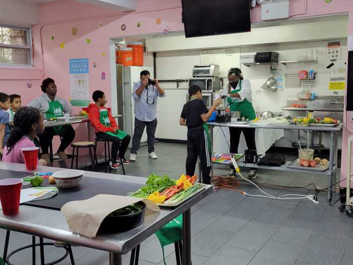 Kids in Variety Boys & Girls Club of Queens kitchen