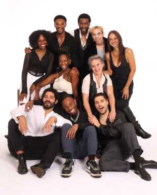 The cast for The Acting Company's Three Musketeers and Romeo and Juliet at The Queens Theatre