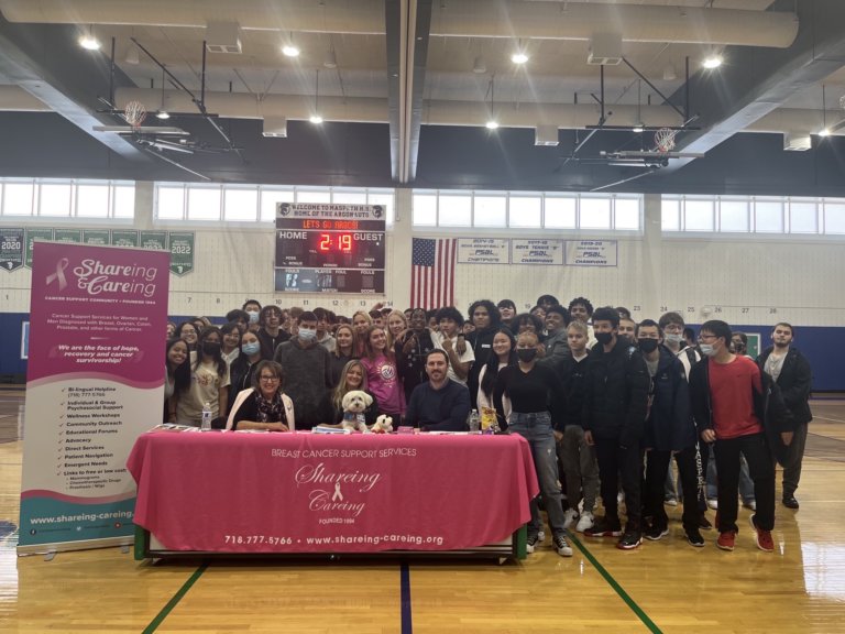 Maspeth High School students, teachers team up to raise money for breast cancer research