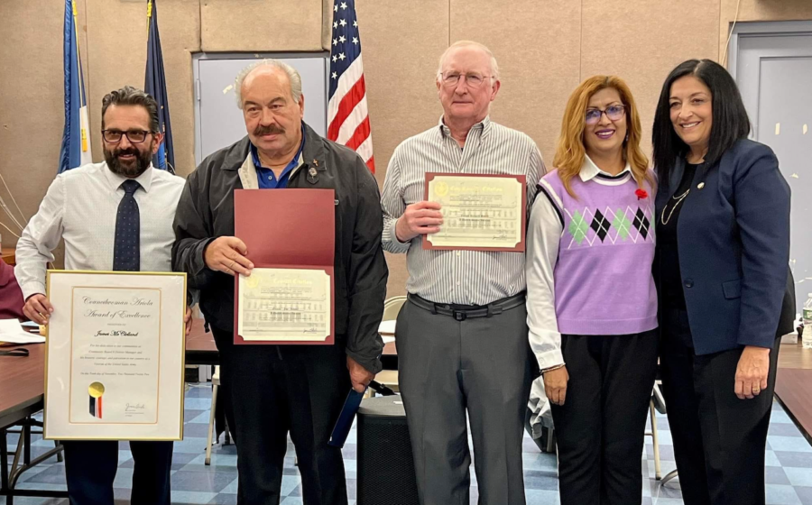 Elected officials join Queens Community Board 9 in honoring three