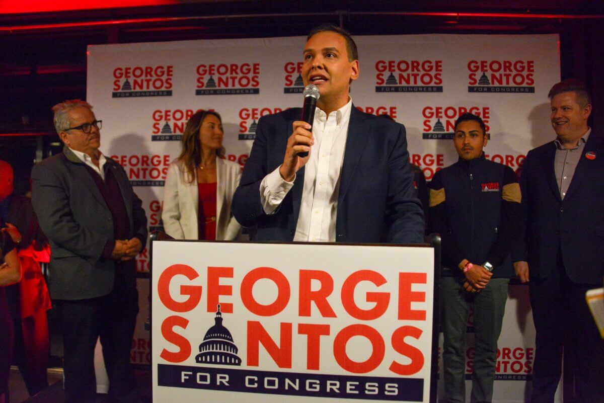 Republican George Santos declares victory in tight Congressional District 3 race  QNS.com
