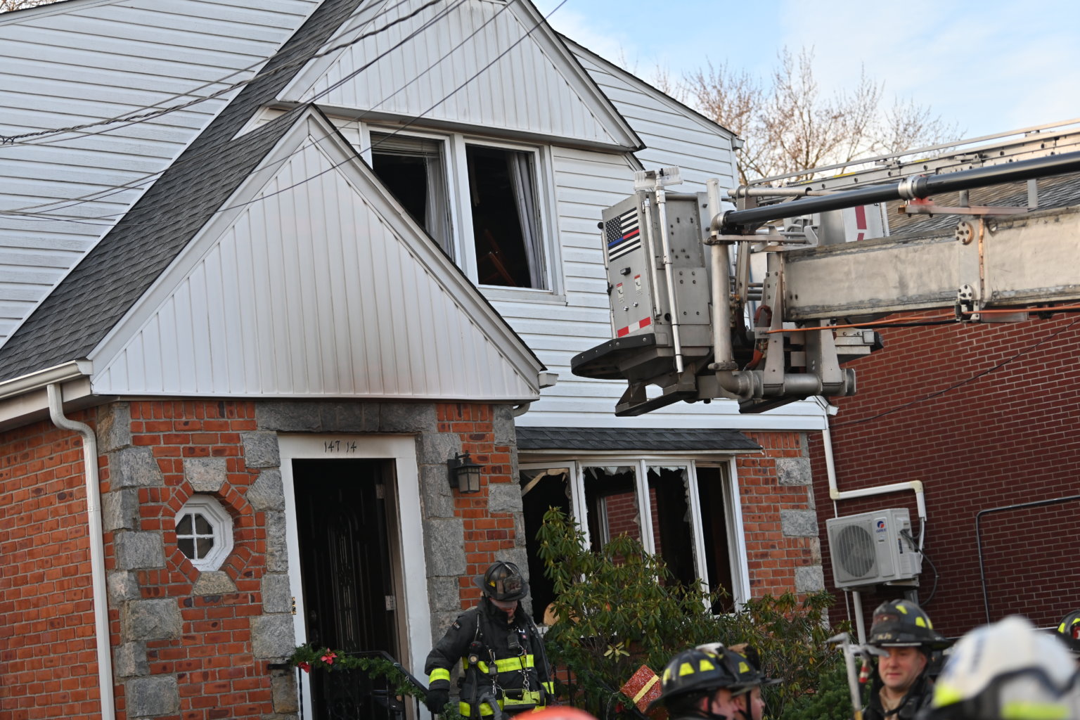 Twoalarm house fire in Whitestone leaves at least 11 injured, including three firefighters