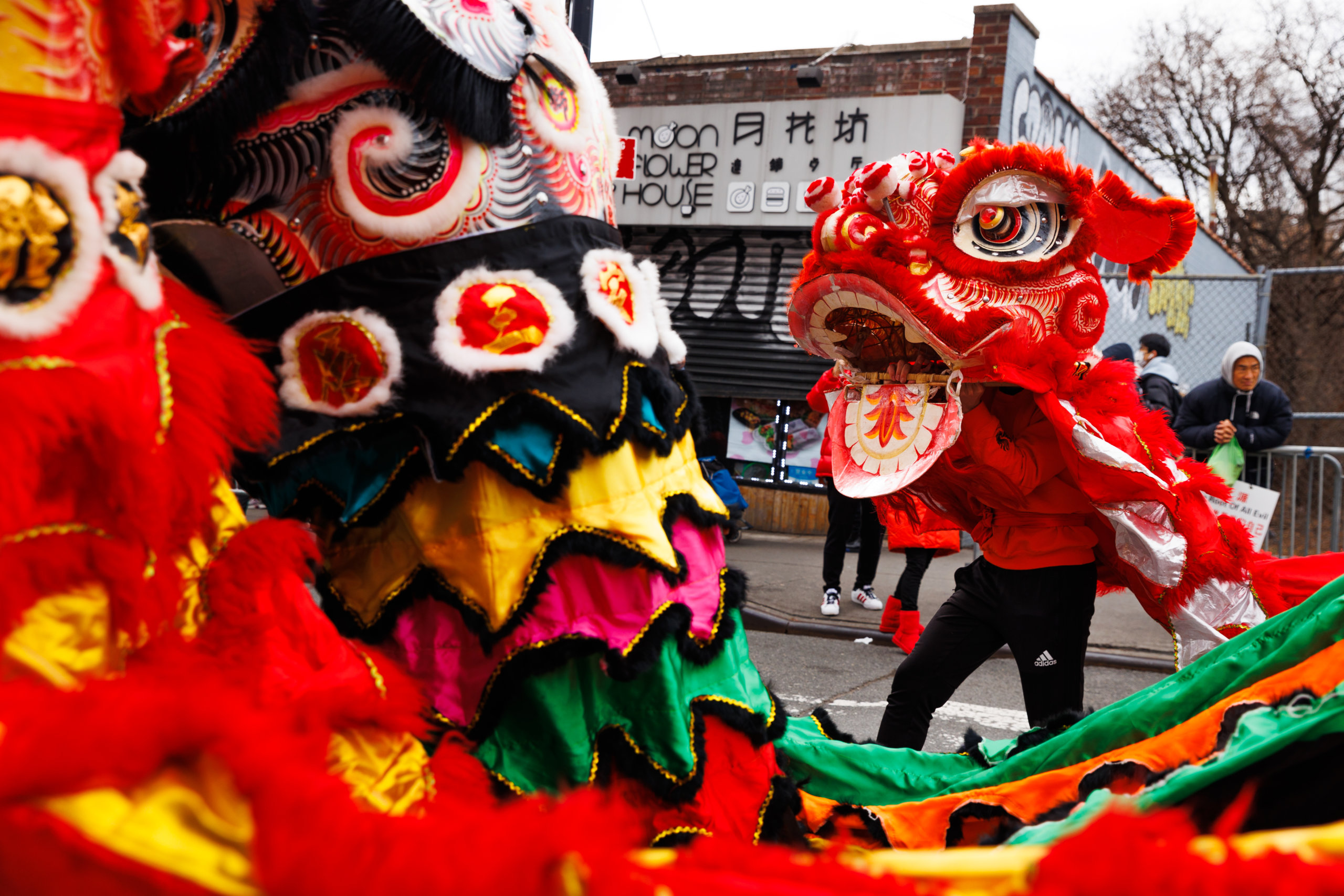 Thousands of revelers celebrate the Year of the Rabbit during Lunar New