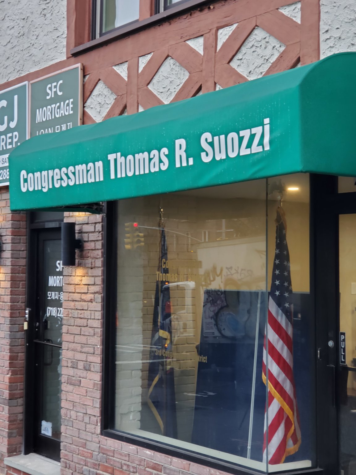 Congressman George Santos’ Douglaston office has officially opened