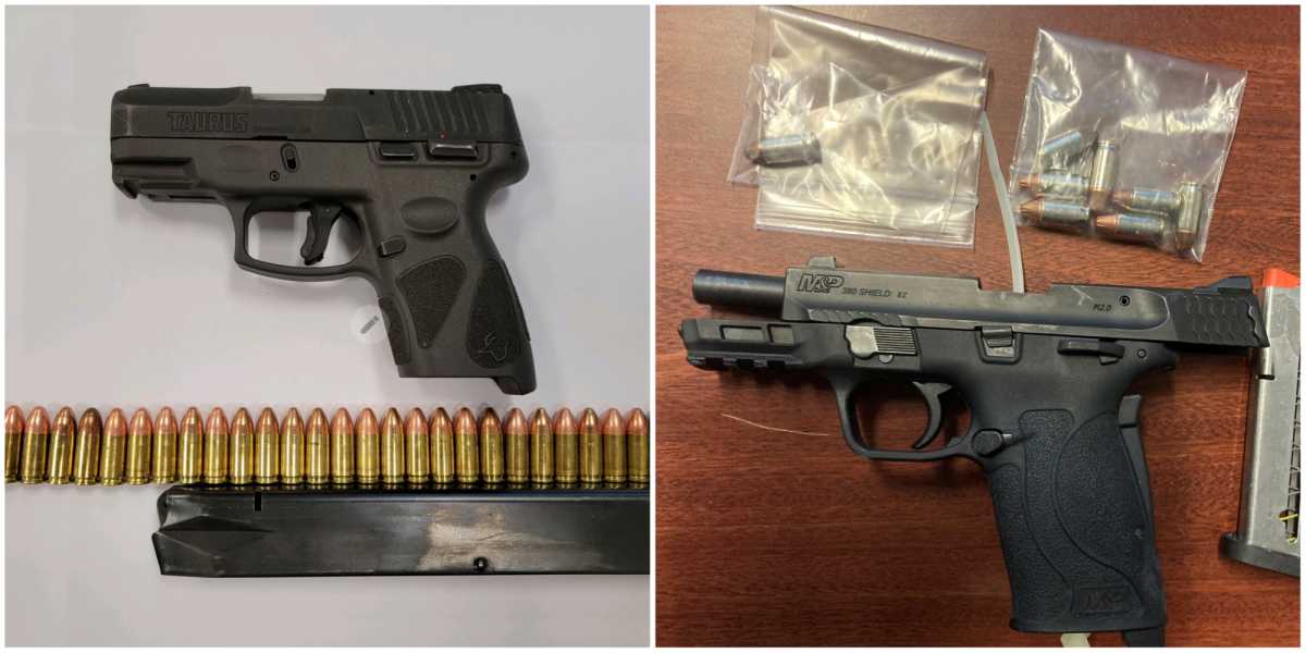 officers make gun arrest
