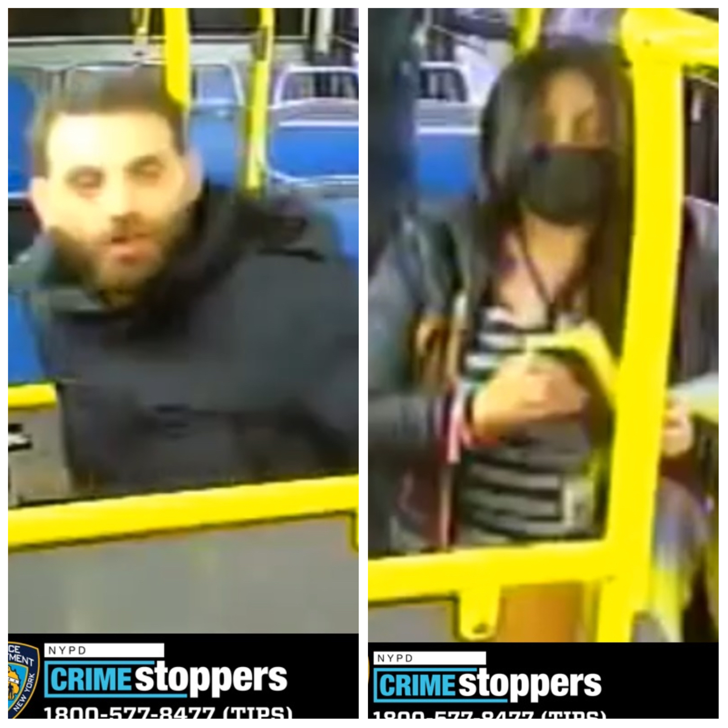 Couple sought for performing sexual act in front of 13-year-old girl on Q58  bus in Ridgewood: NYPD – QNS