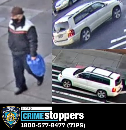 crook sought for puncturing tires on NYPD vehicles