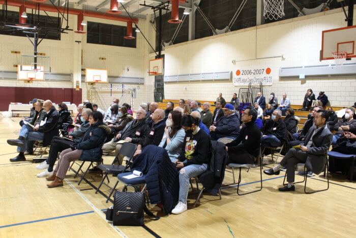 Eastern Queens residents attend the first community visioning session for the redevelopment of the Creedmoor campus in Queens Village. 