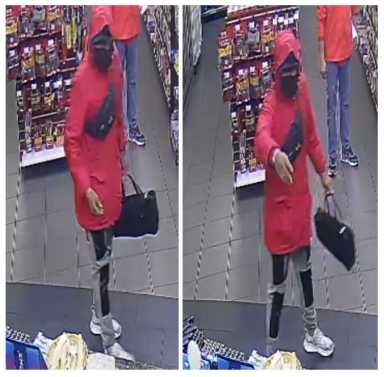 Thief robbery Glendale gas station