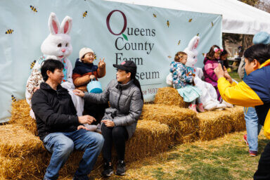 Queens County Farm Museum Easter egg hunt
