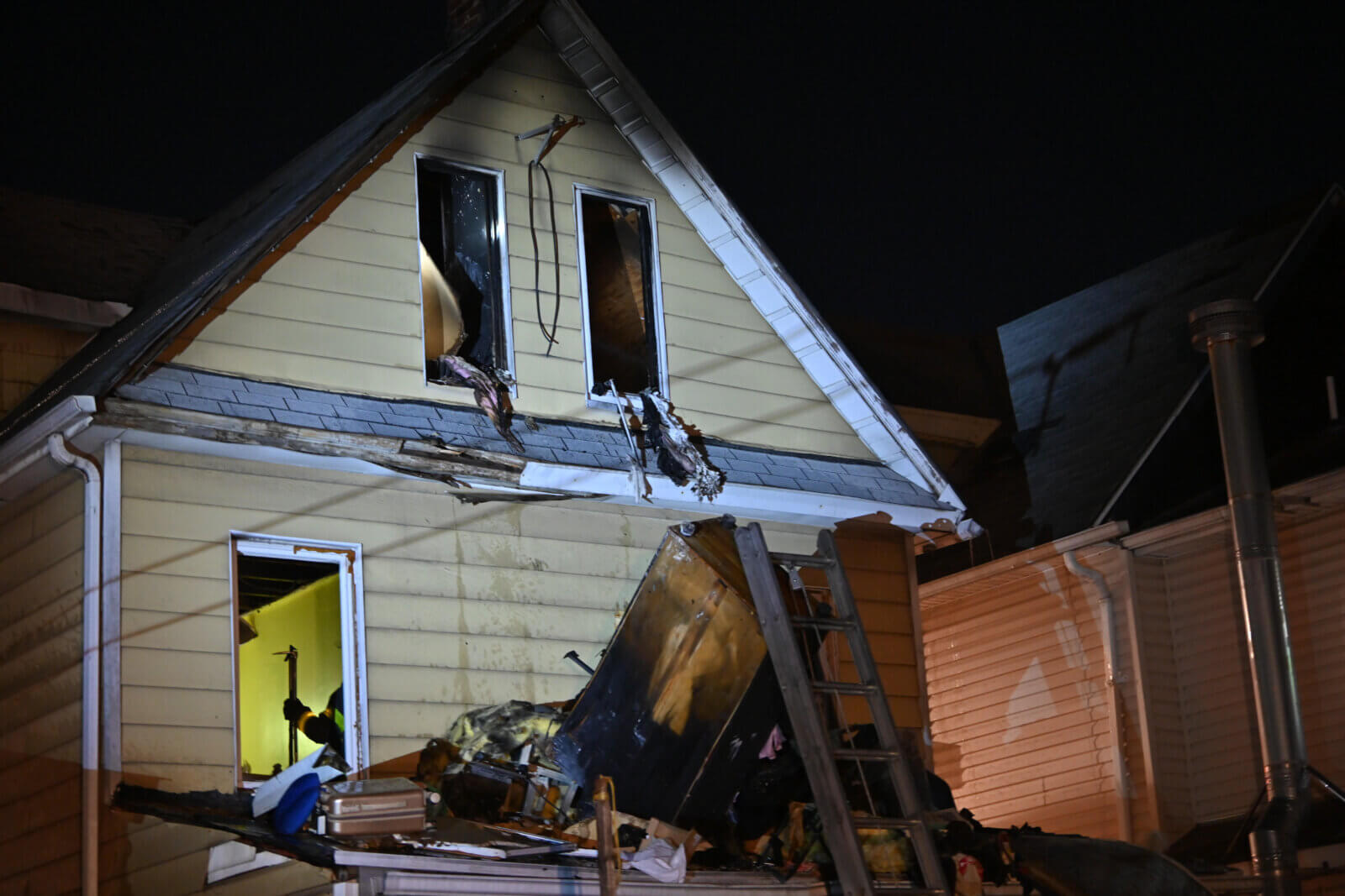 Toddler killed after family was trapped during threealarm Jamaica