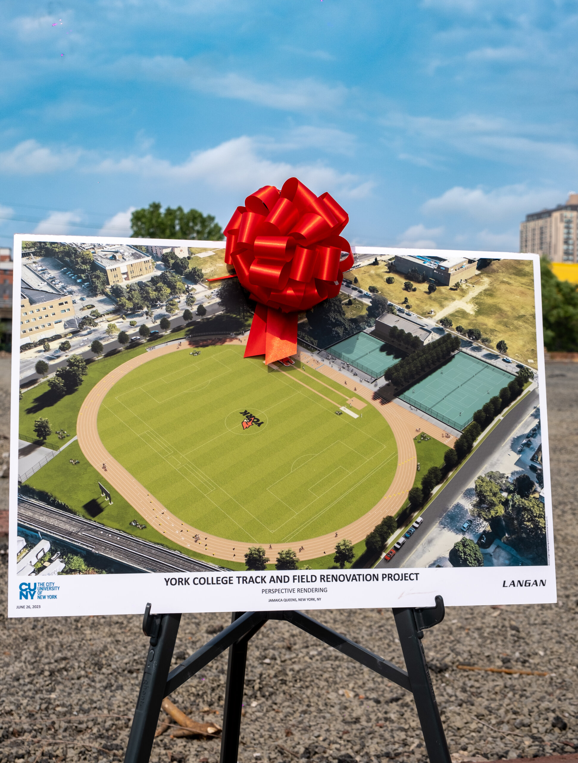 York College breaks ground on first NCAA track and field in southeast