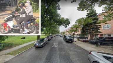 The-suspects-L-and-the-scene-of-the-alleged-attack-R-Photos-NYPD-and-Google-Maps