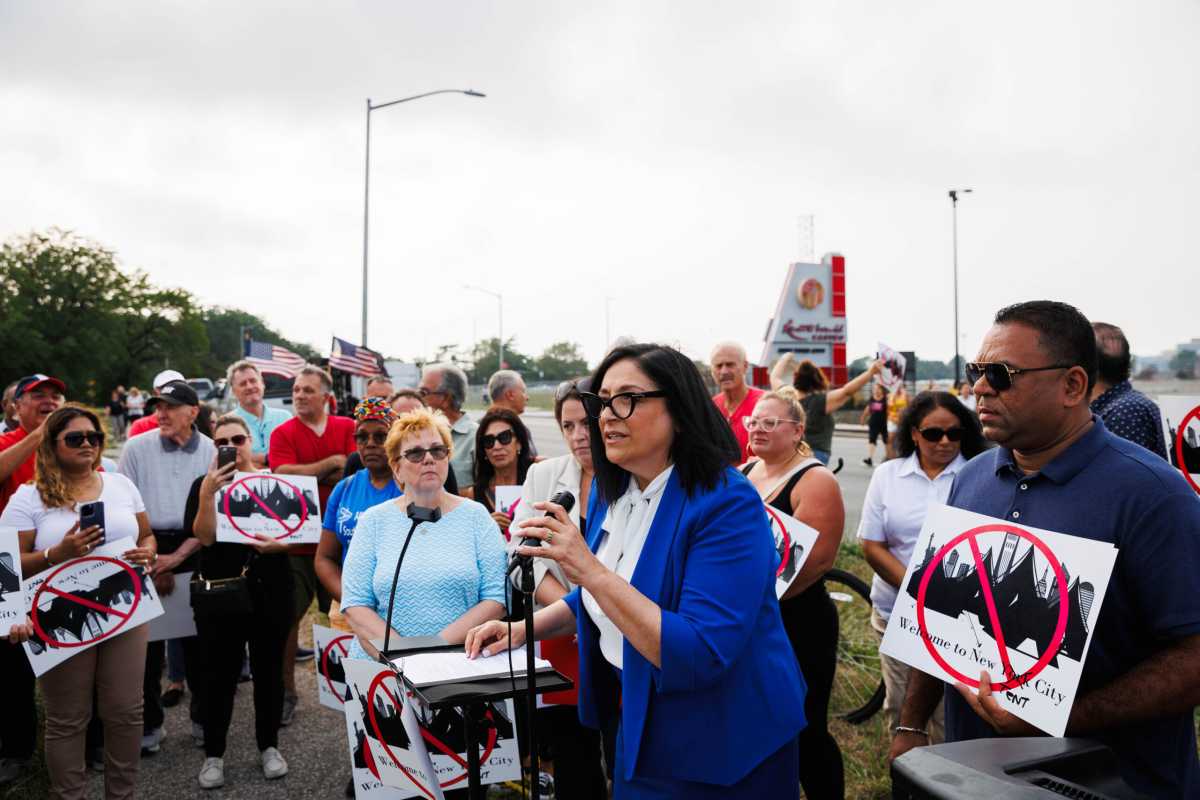 Aqueduct Racetrack Migrant Tent Rally