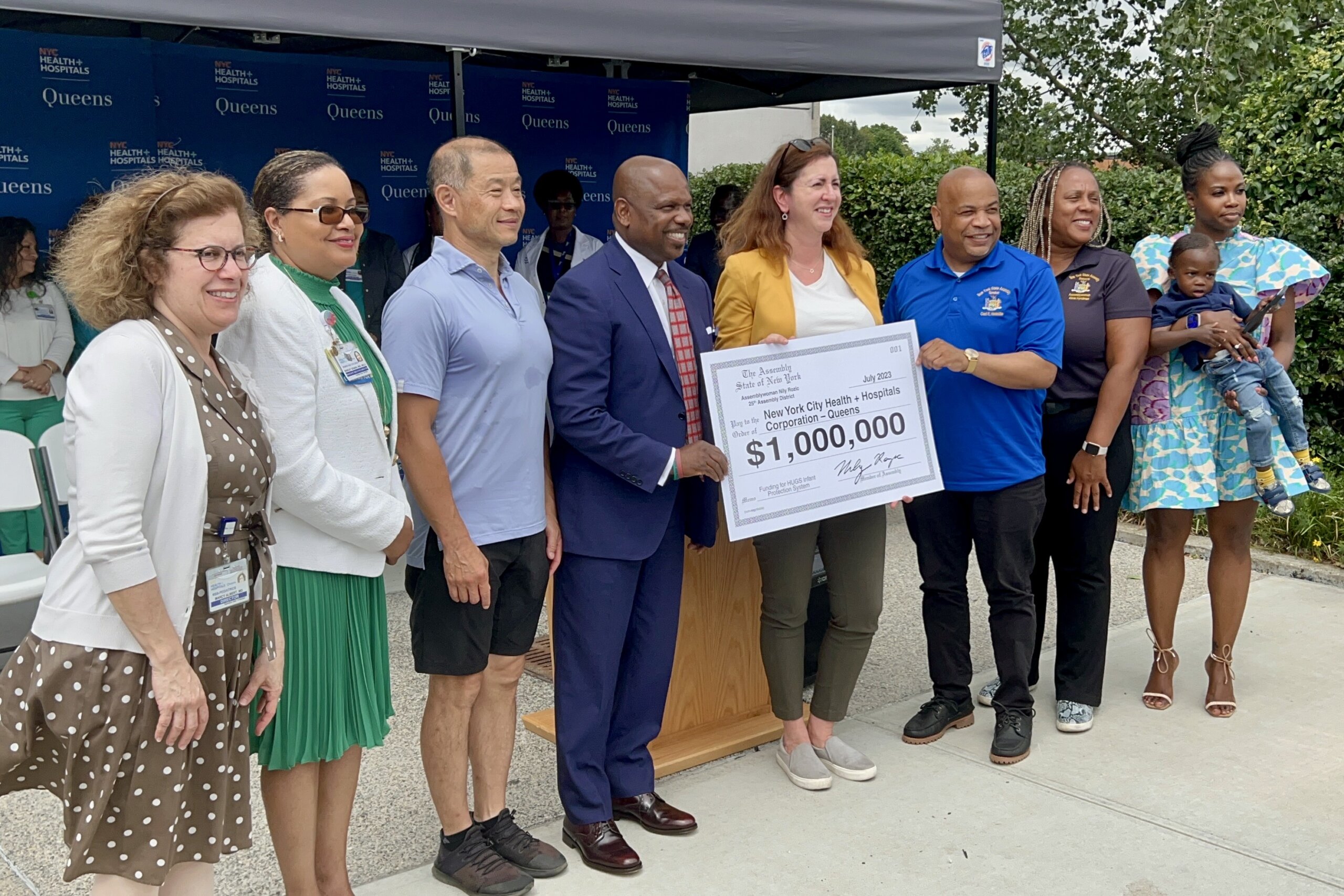 Officials celebrate $1M investment for new infant protection system at NYC  Health + Hospitals/Queens in Jamaica –