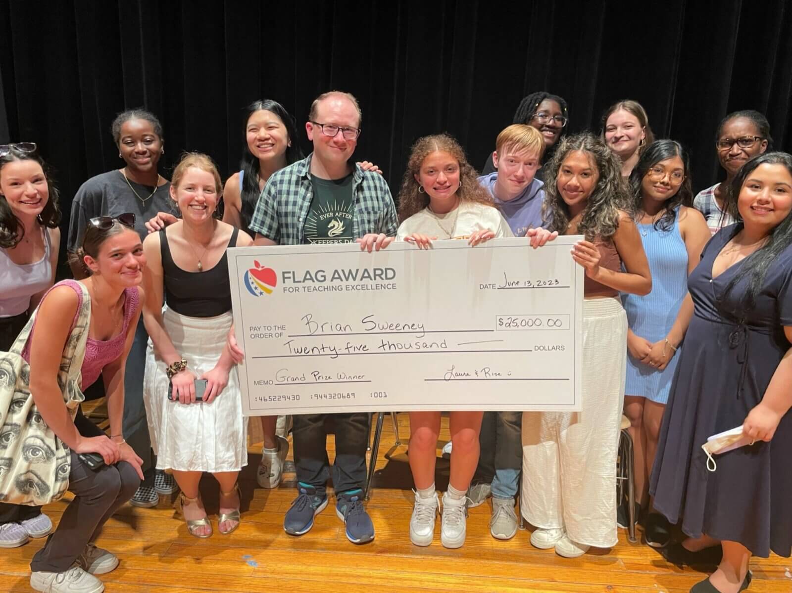 Flushing high school teacher recognized with FLAG Award for Teaching