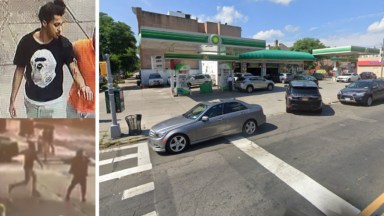 Photos-the-suspect-and-a-screenshot-of-the-second-attack-L-and-the-BP-Gas-Station-Google-Maps