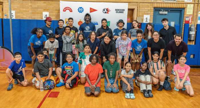 Howard Beach soccer clinic