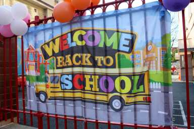 students back to school