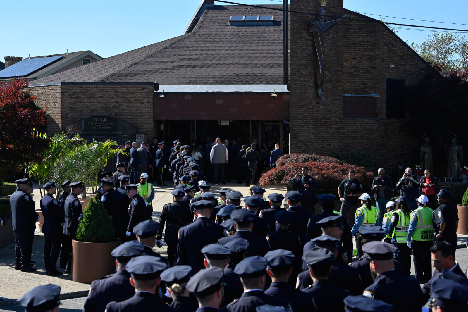 NYPD honors fallen school crossing guard Krystyna Naprawa at Howard