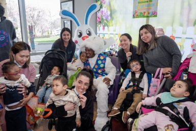 NY: Nick Cannon spreads Easter cheer