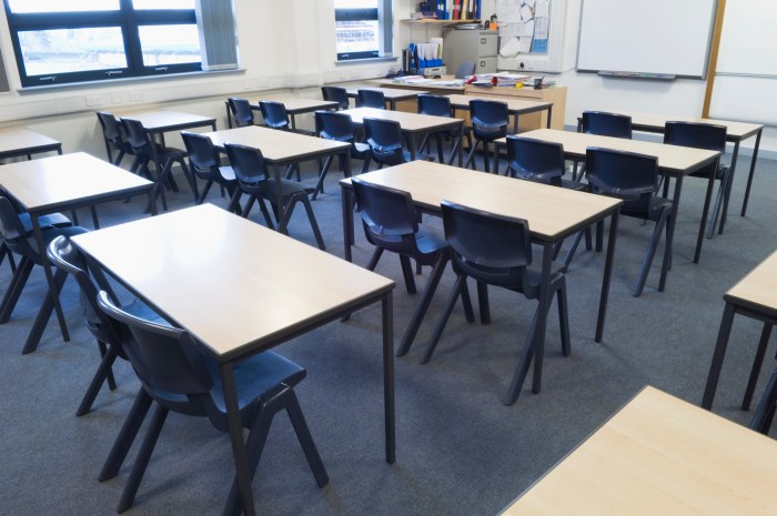 Empty classroom