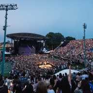 Hozier performs at Forest Hills Stadium during the 2024 concert season.