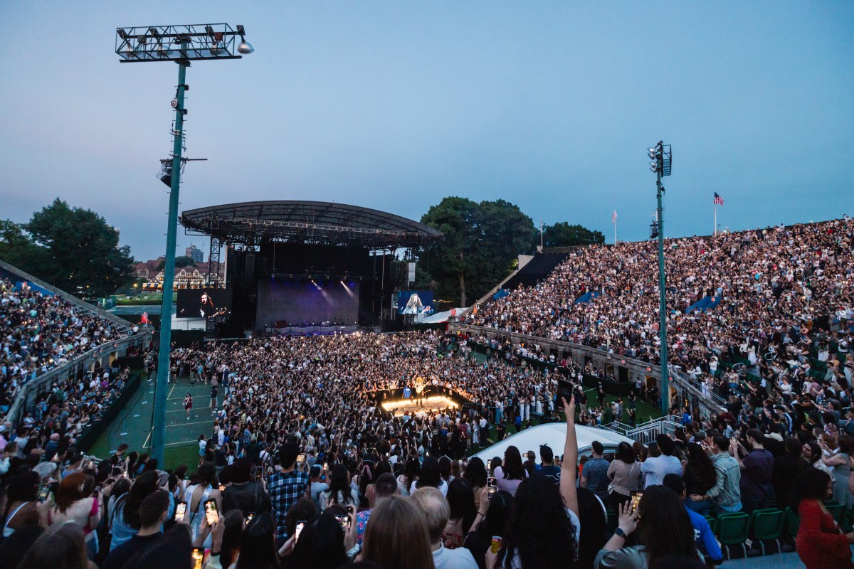 Hozier performs at Forest Hills Stadium during the 2024 concert season.