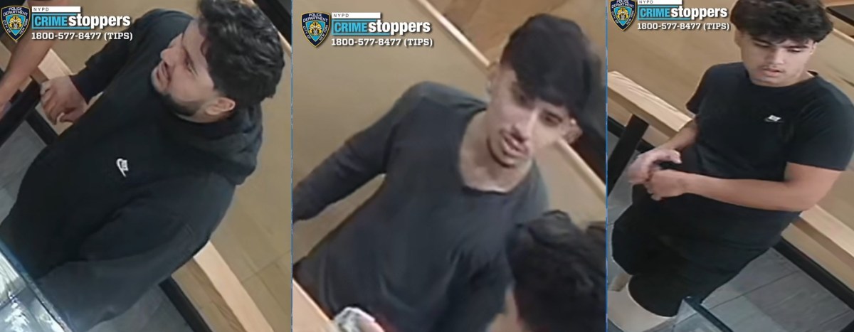 Three men sought for jumping two teens at the Bayside White Castle before stealing their AirPods: NYPD