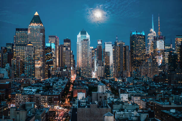 New York City at night