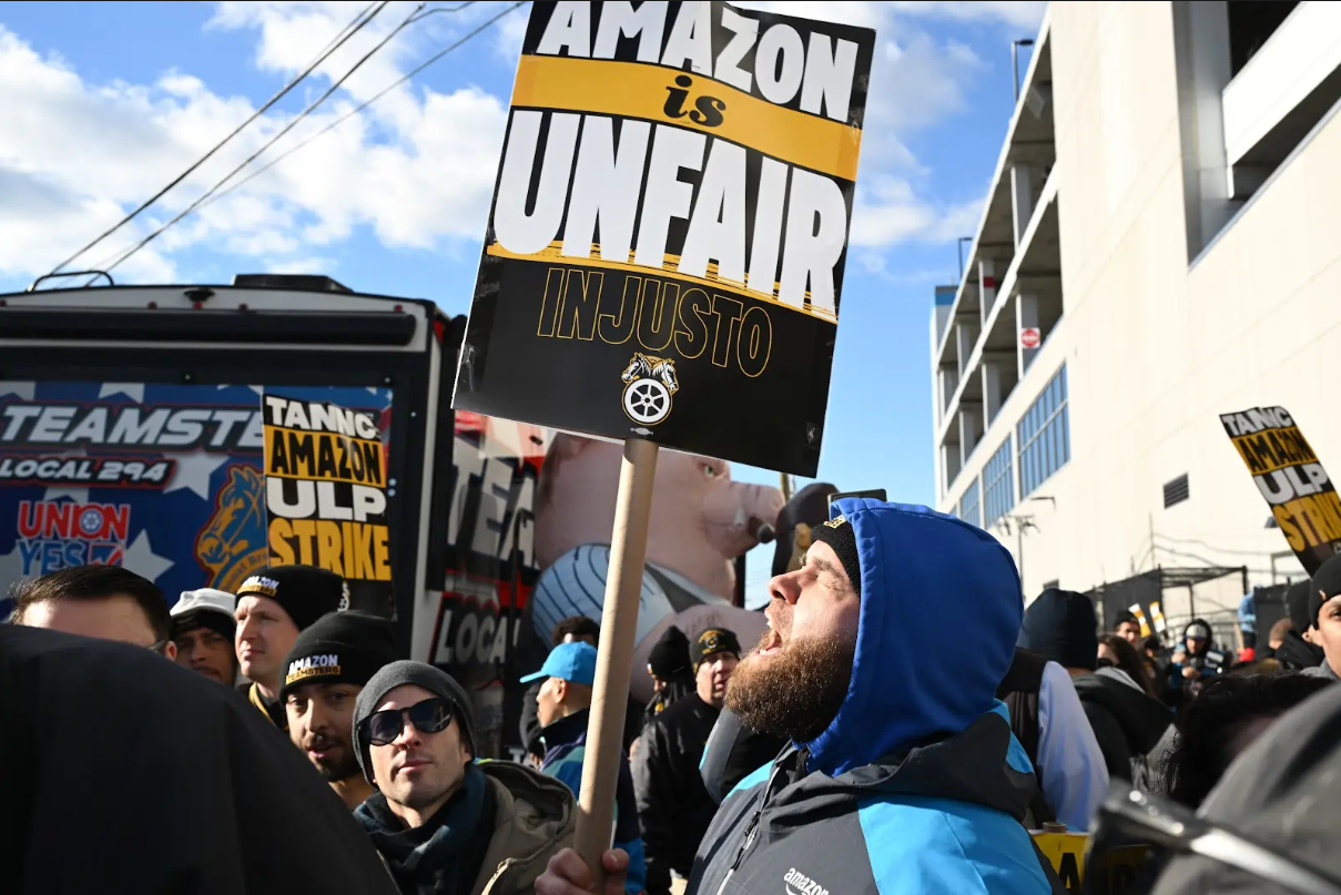 Union organizations celebrate as Warehouse Worker Injury Reduction Act signed into law amid Amazon strike