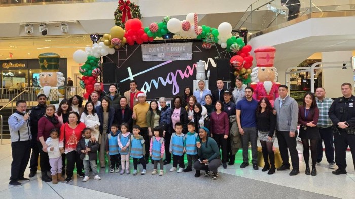 Participants of the Flushing BID's annual toy drive. Photo: Office of Sandra Ung.