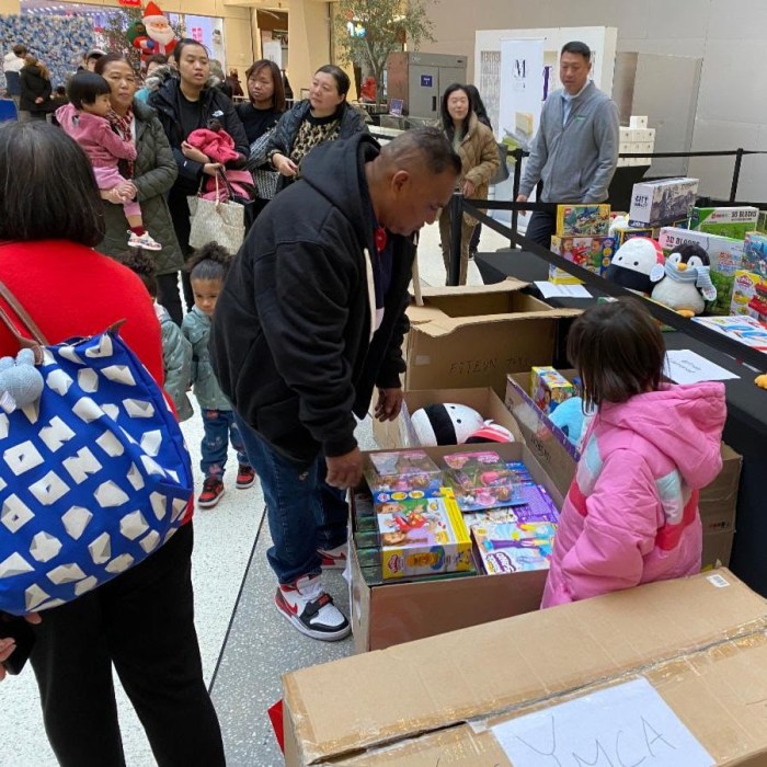 Participants of the Flushing BID's annual toy drive. Photo: Office of Sandra Ung.