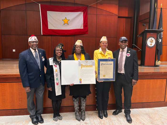 Queens Borugh Hall celebrates Gold Star spouses day